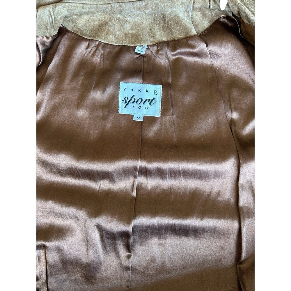 Vakko Sport Too Small Women’s Pigskin Leather Jacket Coat - Picture 8 of 12